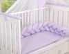 Flätat skydd till spädbarnssäng lila 180 cm Knot Pillow aus Produktbild-Vorschau 2