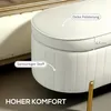 HOMCOM Sitzbank mit Stauraum Polsterbank mit Samtoptik, Produktbild-Vorschau 4