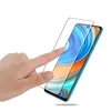 A hand is shown applying a screen protector to a smartphone. Produktbild-Vorschau