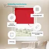 Estika Rollo ohne Bohren - 85 x 150 cm - Rot - Klemmfix Produktbild-Vorschau 2