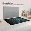 KitchenYeah© Herdabdeckplatte Pfau - Federn - Farben , Produktbild-Vorschau 3