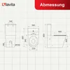 Lavita | WC Kompakt - Anton 2.0 Kompakttoilette - Weiß - Produktbild-Vorschau 8