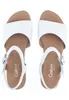 Gabor KRETA Damen Sandalette - Riemchen Sandalen weiß Produktbild-Vorschau 12