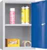 Stahl-Hängeschrank - 1 Vollblechtür - 600x400x300 mm Produktbild-Vorschau 1