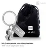 FABACH Schutzengel Schlüsselanhänger Happy mit Gravur - Produktbild-Vorschau 2