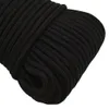 vidaXL Pracovní lano černé 5 mm 50 m Polyester Náhled obrázku produktu 3