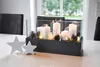 VIVANNO Windlicht Fiberglas CANDELITO Rechteckig, Anthrazit Produktbild-Vorschau 5