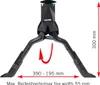 ergotec 63072001 Stojan na dvojnožku Double Flex 3, 24-29' Náhľad obrázku produktu 3