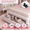 INONEFT Lit princesse 140x200 cm, lit pour enfant, lit Voir les images du produit 7