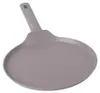 A gray non-stick frying pan with a handle, shown from a slightly elevated side angle against a white background. Podgląd zdjęcia produktu