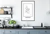 MuchoWow® Gerahmtes Poster Stadtplan - Schwarz und weiß - Produktbild-Vorschau 4