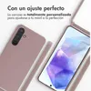 Funda de Silicona con Cuerda para Samsung Galaxy A55 - Sand Vista previa de la imagen del producto 5