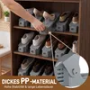 QEENTOE Einstellbare Schuhregale 10 Stück Produktbild-Vorschau 4