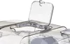 A close-up view of the clear plastic lid of a pet cage, shown open. Anteprima dell’immagine prodotto