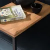 home24 Beistelltisch - Eiche Massiv / Eisen Produktbild-Vorschau 7