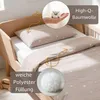 Dekbedovertrek voor babybed, 90x120 cm, katoen, set met Productafbeelding-voorbeeld 3