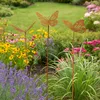 UNUS Gartenstecker Schmetterlinge 3er Set in Rost Produktbild-Vorschau 4