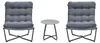 Danzig relaxstoelen set - carbon black - mystic grijs Productafbeelding-voorbeeld 1