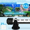 Jopassy 38.5cm LED Aquarium Lampe Tank Leuchtet Unterwasser Produktbild-Vorschau 2