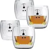 Intirilife 4x Doppelwandiges Thermo Glas Set in 230 ml im Produktbild-Vorschau 1