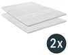 2,5 cm Komfortschaumtopper 90 x 200 cm mit Wellensteppung Produktbild-Vorschau 1