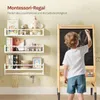 WOLTU 3er Set Kinder Bücherregal, Wandregal, aus Produktbild-Vorschau 7