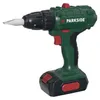 A toy cordless drill with a battery pack, shown against a white background. Produktbild-Vorschau