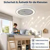 46cm Deckenventilator mit Beleuchtung - Leiser DC Motor Produktbild-Vorschau 8