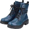 A pair of blue lace-up boots. Produktbild-Vorschau