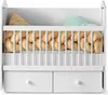 Modernes Babybett Weiß Holz Praktische Schubladen Produktbild-Vorschau 2