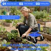 Rollbarer Gartenstuhl, höhenverstellbarer Produktbild-Vorschau 8
