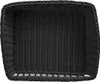 A top-down view of a black woven basket. Produktbild-Vorschau