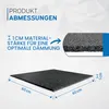 kör4u Premium Antivibrationsmatte 60x60x1cm, zuschneidbar, Produktbild-Vorschau 6