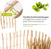 Gartenzaun zum Stecken aus Haselnüsse Zaun Garten Produktbild-Vorschau 4