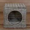 KRINES HOME Katzenhöhle aus unbehandeltem Rattan inklusive Produktbild-Vorschau 3
