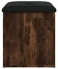 vidaXL Lavice s úložným prostorem kouřový dub 42x42x45 cm Náhled obrázku produktu 5