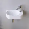 AQUABATOS Hängewaschbecken Keramik 40x21.5x10.5 cm, Produktbild-Vorschau 2