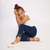 Merry Style Mädchen 3/4 Leggings MS10-293(Marineblau,152 Produktbild-Vorschau 4