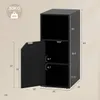 WOLTU Nachttisch schmal, Nachtschrank mit offenem Fach und Produktbild-Vorschau 3