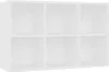vidaXL Bibliothèque/Sideboard Blanc 66x30x98 cm Bois Voir les images du produit 9