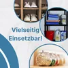 Steckregal aus Kunststoff Keller Regal Schwarz Vorratsregal Produktbild-Vorschau 4