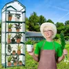 Mini szklarnia balkonowa Springos z 5 półkami, 190 x 70 x Podgląd zdjęcia produktu 7