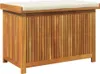 vidaXL Outdoor-Kissenbox 90x50x60,5 cm Massivholz Akazie Produktbild-Vorschau 1