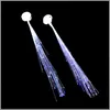 2x LED Party Haarsträhnen mit leuchtenden Glasfasern Produktbild-Vorschau 1