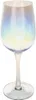 A single wine glass with an iridescent finish. Produktbild-Vorschau