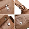Hobo sac à main en cuirPolyuréthanevintage femme kaki Voir les images du produit 5