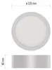 EMOS LED, lámpara de techo empotrable, circular, blanca, Vista previa de la imagen del producto 4