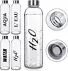 Glasflasche für WASSER SAFT mit Schraubverschluss 700 ml Produktbild-Vorschau 1