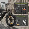 E-Bike Cityrad E6-3.0 Elektrofahrrad 20” x 4 Damen u. Produktbild-Vorschau 8