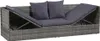 Garten-Sofabett mit Kissen Poly Rattan Lounge Loungesofa Produktbild-Vorschau 9